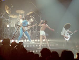 Queen on stage
